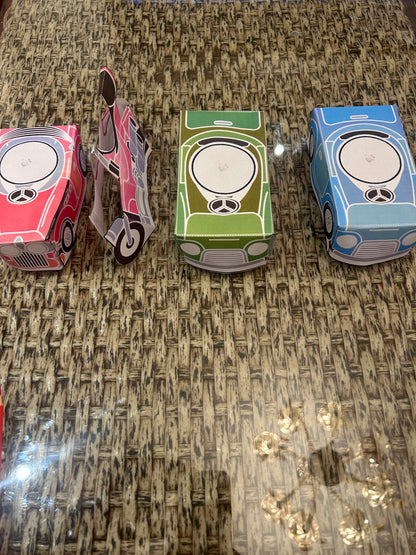 3D Colored Cars & Moto Paper Craft – Paperooo